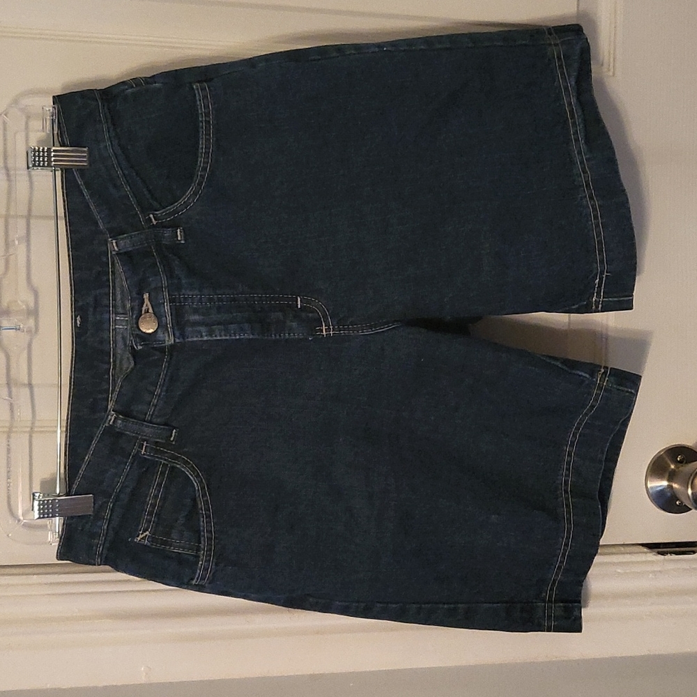 *Riders by Lee Dark Wash Walking Denim Shorts